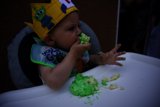 Wesley's First Royal Feast!