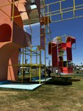 Colorful Playground Sculpture in the Southwest