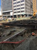 Busy Construction Site in Los Angeles