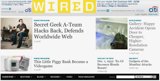Wired Magazine Cover with 3 Handbags
