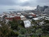 Scenic Cityscape from a Hilltop in San Francisco