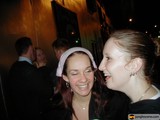 Joyful laughter at a party