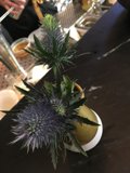Purple Thistle Flower Arrangement