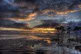 Serene Sunset by the Ocean