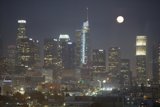 Moonset over the City of Angels