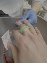 Medical Blood Draw Procedure in Clinical Setting