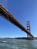 Golden Gate Bridge in a Blue Sky