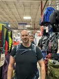 Urban Backpacker in Boutique Store