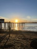 Breathtaking Sunset over the Pier at Bodega Bay