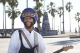 Musical Performance under Palm Trees