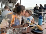 Café Kisses at the Ferry Building
