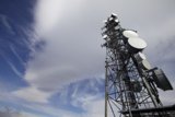 Cloudy Skies Above an Electrical Device