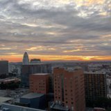 Metropolis Skyline at Sunset