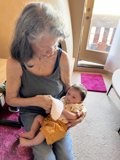 Portrait of a Grandmother and Baby