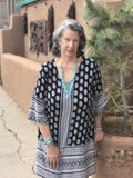 Polka Dot Lady in Santa Fe
