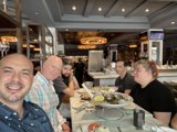 Lunch Date at a Chic Restaurant