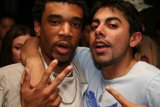 Two Men Strike a Pose