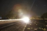 Night Drive Under the Starry Sky