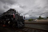 Union Pacific Big Boy 4014 Under Dramatic Storm Clouds