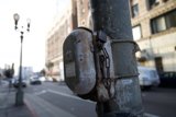 Rusty Meter on Pole