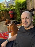 A Man and his Furry Companion