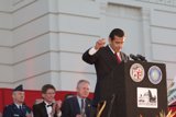 Antonio Villaraigosa addresses a crowd at a press conference