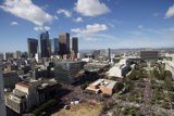 The Urban Metropolis of Los Angeles from Above