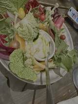 Fresh Garden Salad with Mixed Vegetables