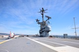 Flight Deck Command Tower on USS Hornet Aircraft Carrier
