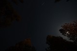 Meteor Streaks Over Mt. Lassen's Star-Filled Sky