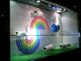 Adorable Sheep and Vibrant Rainbow at Tokyo Boutique Window Display