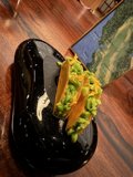 Global Gastronomy - Taco de Eggplant and Guacamole