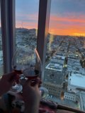 Toasting to a Metropolis Sunset