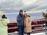 Taking in the View: A Mountain Top Selfie