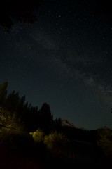 Milky Way Rises Over Mount Lassen at Night
