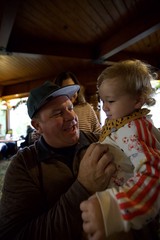 Joyful Moment Between Generations at Madonna Inn
