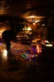 Festive Decorating in Altadena Living Room