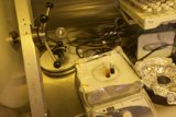 Small Lab Room with Table and Sink