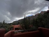 Majestic Mountains and Clouds from Balcony