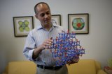 Molecule Model in Hand
