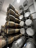 A Barrel-Filled Room in Napa
