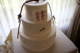 Stunning White Wedding Cake