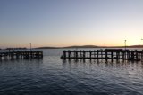 Serene Sunset at the Pier