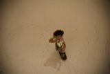 Skateboarder in a Blank Canvas