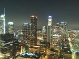 City Lights at Night in Los Angeles