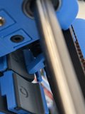 Blue Device with Screw