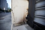 Broken Window in the City
