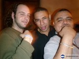 Three Men Strike a Pose