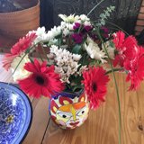 A Beautiful Flower Arrangement on a Table