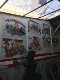 Cartoon Character Mural on Los Angeles Wall
